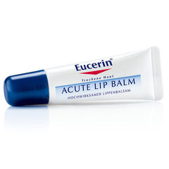 Бальзам для губ Eucerin Acute Lip Balm, 10 мл цена и информация | Помады, бальзамы, блеск для губ | pigu.lt