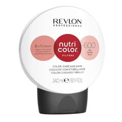Plaukų dažai Revlon Nutri Color Filters 600 Red, 240ml kaina ir informacija | Plaukų dažai | pigu.lt