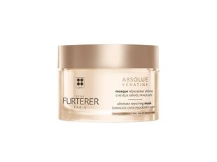 Rene Furterer Absolue Keratin Ultimate Repairing Mask укрепляющая маска для грубых и непослушных волос Thick Hair 200 мл цена и информация | Бальзамы, кондиционеры | pigu.lt