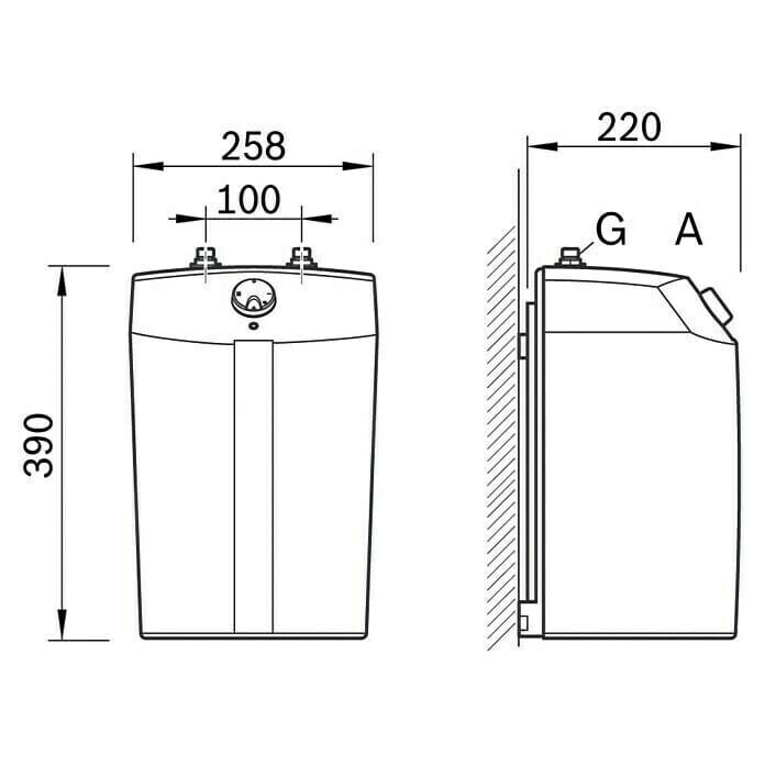 Vandens šildytuvas Bosch Tronic TR1500 TOR 5T, 5L + kriauklės maišytuvas kaina ir informacija | Vandens šildytuvai | pigu.lt