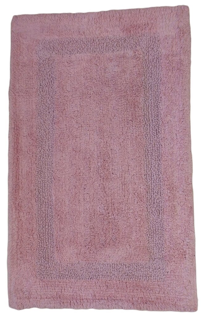 Vonios kilimėlis, Lotus Aruba 50x80 cm, šviesiai rožinė kaina ir informacija | Vonios kambario aksesuarai | pigu.lt