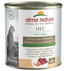 Almo Nature HFC Natural, для кошек, тунец и креветки,  280г. цена и информация | Консервы для кошек | pigu.lt