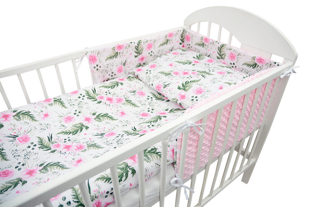 Vaikiška patalynė MINKY 135x100 MyBaby, 5 dalių цена и информация | Patalynė kūdikiams, vaikams | pigu.lt