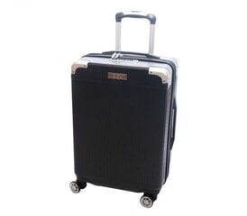 Airtex kelioninis lagaminas, mažas, juodos spalvos, 38,5l, 225/20 kaina ir informacija | Lagaminai, kelioniniai krepšiai | pigu.lt