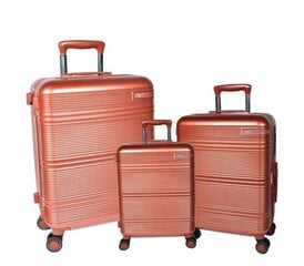 Airtex kelioninis lagaminas, didelis, oranžinės spalvos, 108l, 638/28 цена и информация | Чемоданы, дорожные сумки | pigu.lt