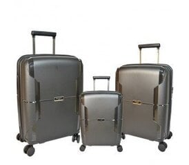Airtex kelioninis lagaminas, vidutinis, juodos spalvos, 75l, 245/24 kaina ir informacija | Lagaminai, kelioniniai krepšiai | pigu.lt