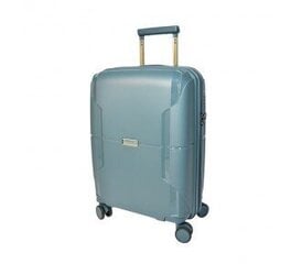 Airtex kelioninis lagaminas, vidutinis, mėlynos spalvos, 75l, 245/24 цена и информация | Чемоданы, дорожные сумки | pigu.lt