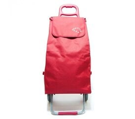 Airtex 101 kelioninis vežimėlis su ratukais, 65 L, raudonos spalvos цена и информация | Чемоданы, дорожные сумки | pigu.lt