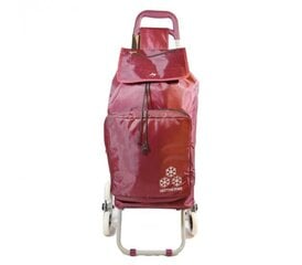 Airtex 031 kelioninis vežimėlis, 45 L, tamsiai raudonos spalvos цена и информация | Чемоданы, дорожные сумки | pigu.lt