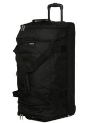 Dviejų dalių kelioninis krepšys su ratukais Airtex, 117 L, juodas, 819/80 kaina ir informacija | Lagaminai, kelioniniai krepšiai | pigu.lt