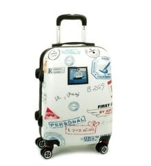 Airtex lagaminas "Stamps", 44 L, 809/20 kaina ir informacija | Lagaminai, kelioniniai krepšiai | pigu.lt