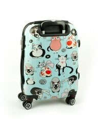 Airtex lagaminas "Bleu cat", 44 L, 809/20 kaina ir informacija | Lagaminai, kelioniniai krepšiai | pigu.lt