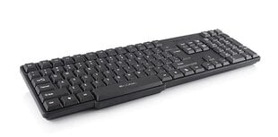 Клавиатура Logic LK-12, EN, черная цена и информация | Клавиатуры | pigu.lt