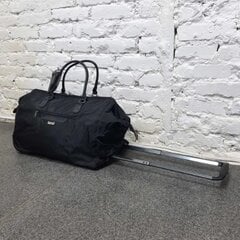 Kelioninis krepšys su ratukais Airtex 120/50, juodas kaina ir informacija | Lagaminai, kelioniniai krepšiai | pigu.lt