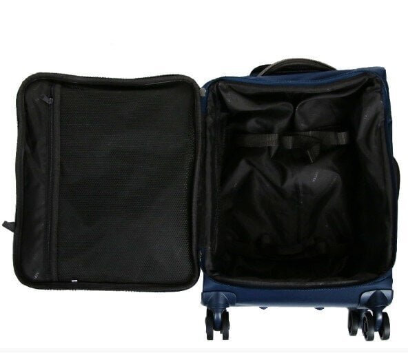 Kelioninis lagaminas "Airtex", mėlynas, 82 L, 581/28 kaina ir informacija | Lagaminai, kelioniniai krepšiai | pigu.lt