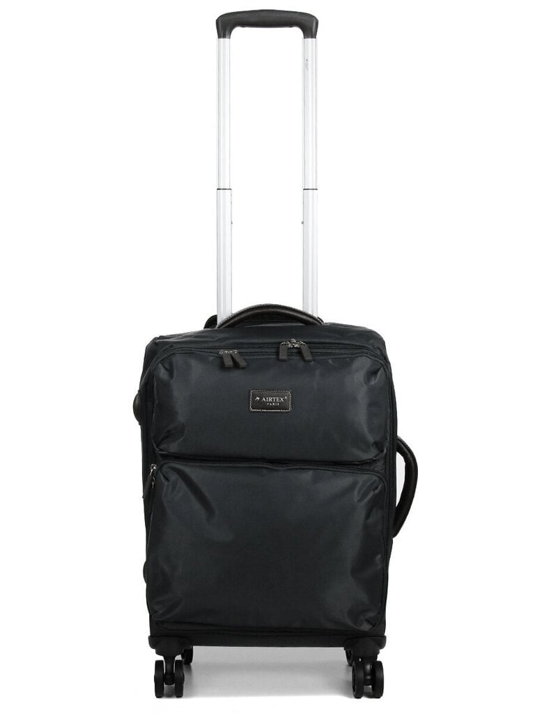 Kelioninis lagaminas "Airtex", pilkas, 57 L, 581/24 kaina ir informacija | Lagaminai, kelioniniai krepšiai | pigu.lt