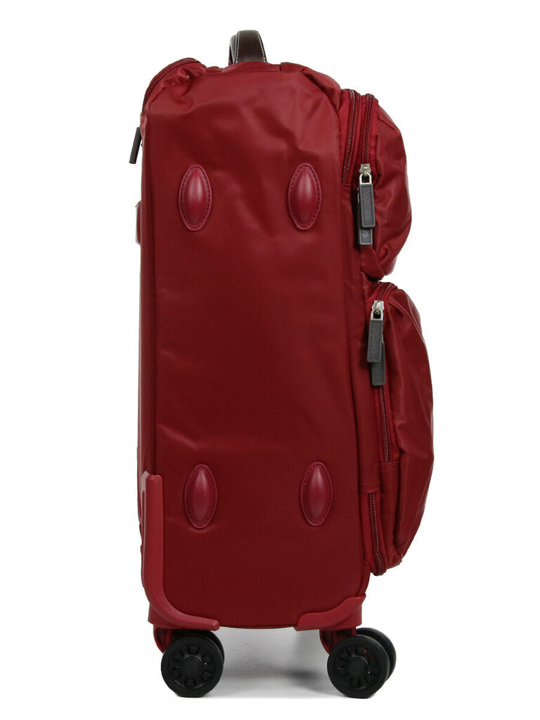 Kelioninis lagaminas "Airtex", raudonas, 57 L, 581/24 цена и информация | Lagaminai, kelioniniai krepšiai | pigu.lt