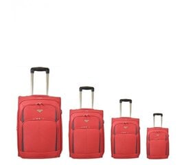 Kelioninis lagaminas Airtex raudonas, 33L, 9090/20 цена и информация | Чемоданы, дорожные сумки | pigu.lt