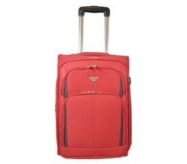 Kelioninis lagaminas Airtex raudonas, 33L, 9090/20 цена и информация | Чемоданы, дорожные сумки | pigu.lt