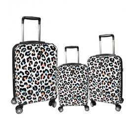 Airtex kelioninis lagaminas, mažas, leopardo rašto, 38l, 7295/20 цена и информация | Чемоданы, дорожные сумки | pigu.lt