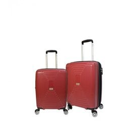 Airtex kelioninis lagaminas, vidutinis, raudonos spalvos, 70 L, 241/24 цена и информация | Чемоданы, дорожные сумки | pigu.lt