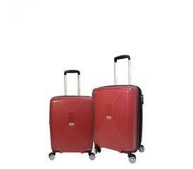 Airtex kelioninis lagaminas, didelis, raudonos spalvos, 108 L, 241/28 цена и информация | Чемоданы, дорожные сумки | pigu.lt