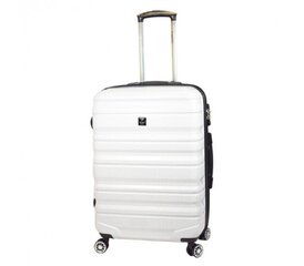 Дорожный чемодан Airtex, средний, белый, 76л, 7223/24 цена и информация | Чемоданы, дорожные сумки | pigu.lt