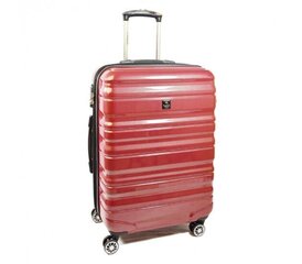 Airtex kelioninis lagaminas, mažas, raudonos spalvos, 33l, 7223/20 цена и информация | Чемоданы, дорожные сумки | pigu.lt