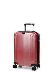 Airtex kelioninis lagaminas, mažas, raudonos spalvos, 38l, 7368/20 цена и информация | Чемоданы, дорожные сумки | pigu.lt