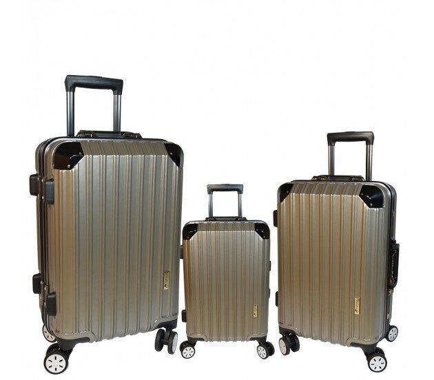 Airtex kelioninis lagaminas, mažas, pilkai rudos spalvos, 42l, 957/20 kaina ir informacija | Lagaminai, kelioniniai krepšiai | pigu.lt