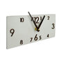 Baltas sieninis laikrodis цена и информация | Laikrodžiai | pigu.lt
