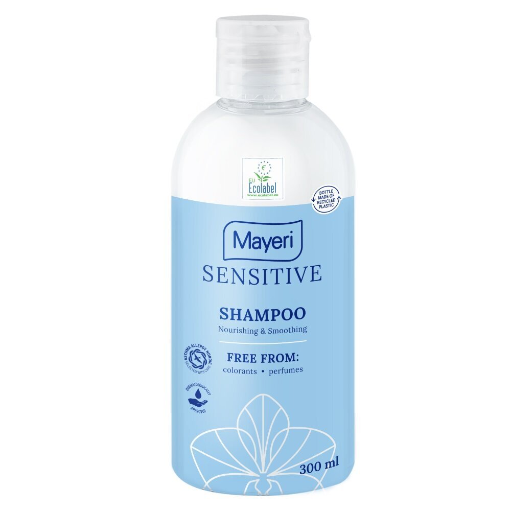 Švelnus šampūnas Mayeri Sensitive, 300ml kaina ir informacija | Šampūnai | pigu.lt