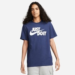 Marškinėliai vyrams Nike NSW TEE JUST DO IT SWOOSH, mėlyni kaina ir informacija | Vyriški marškinėliai | pigu.lt