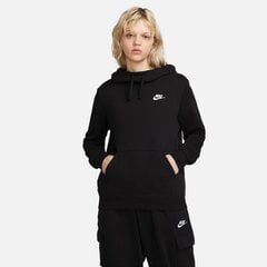 Джемпер для женщин NSW Club FLC FNL Hoodie STD, черный цвет цена и информация | Женские толстовки | pigu.lt