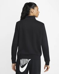 Nike джемпер для женщин NSW CLUB FLC QZ STD, черный цвет цена и информация | Женские толстовки | pigu.lt