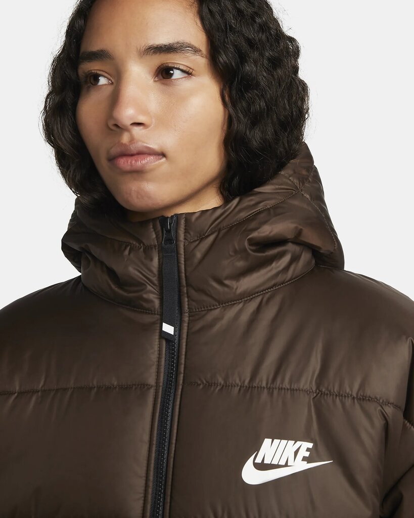 Куртка женская Nike W NSW SYN TF RPL HD JKT черная DX1797-010 - купить на  Football-World