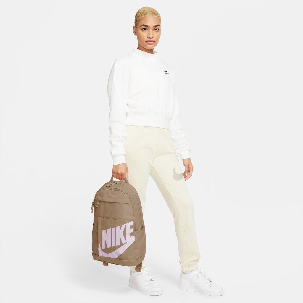 Nike kuprinė Elemental, 21 L, smėlio spalvos цена и информация | Kuprinės ir krepšiai | pigu.lt