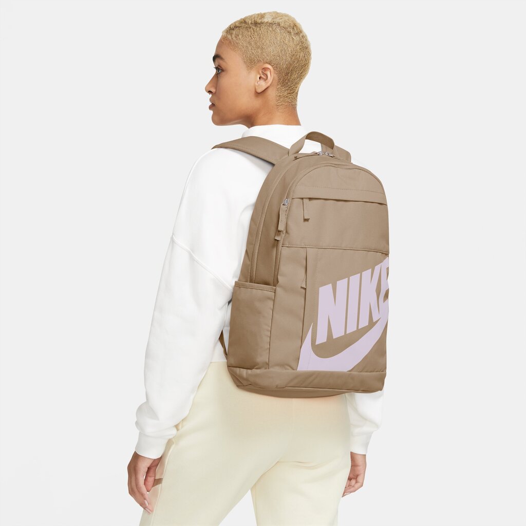 Nike kuprinė Elemental, 21 L, smėlio spalvos цена и информация | Kuprinės ir krepšiai | pigu.lt