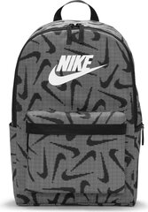 Nike kuprinė Heritage BKPK, 25 L, juoda/pilka kaina ir informacija | Kuprinės ir krepšiai | pigu.lt