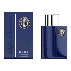 Туалетная вода Alfa Romeo Blue EDT для мужчин, 75 мл цена и информация | Мужские духи | pigu.lt