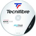 Teniso rakečių stygos Tecnifibre BLACK CODE 200m, 1,24mm, juodos spalvos