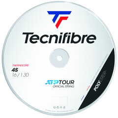 Teniso rakečių stygos Tecnifibre 4S 200m, 1,30mm цена и информация | Товары для большого тенниса | pigu.lt