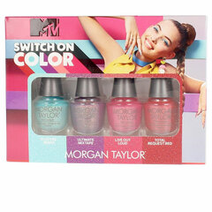 макияжный набор Morgan Taylor Switch On Color (4 pcs) цена и информация | Лаки, укрепители для ногтей | pigu.lt