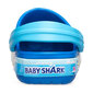 Šlepetės vaikams Crocs™ FunLab Baby Shark Band Clog Kid's 207066 166713, mėlynos kaina ir informacija | Guminės klumpės vaikams | pigu.lt