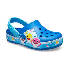 Детские тапочки Crocs™ FunLab Baby Shark Band Clog Kid's 207066 166713 цена и информация | Детские резиновые сабо | pigu.lt