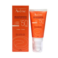 Kremas nuo saulės Avene Eau Thermale Face Cream SPF50+, 50ml kaina ir informacija | Kremai nuo saulės | pigu.lt