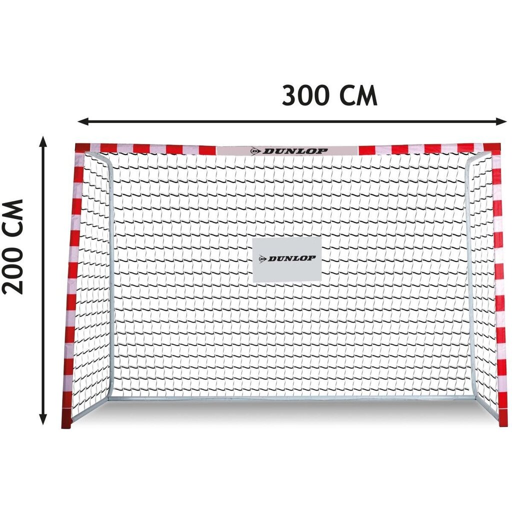 Futbolo vartai Dunlop Allround, 300x200x110 cm kaina ir informacija | Futbolo vartai ir tinklai | pigu.lt