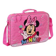 Krepšys kompiuteriui Minnie Mouse Lucky, rožinis kaina ir informacija | Kuprinės mokyklai, sportiniai maišeliai | pigu.lt