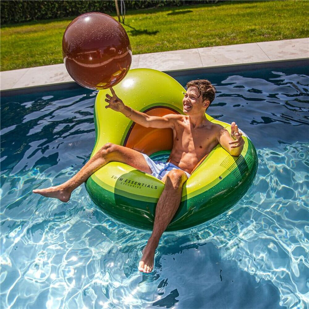 Pripučiamas čiužinys Swim Essentials Avocado, 180x120 cm kaina ir informacija | Pripučiamos ir paplūdimio prekės | pigu.lt