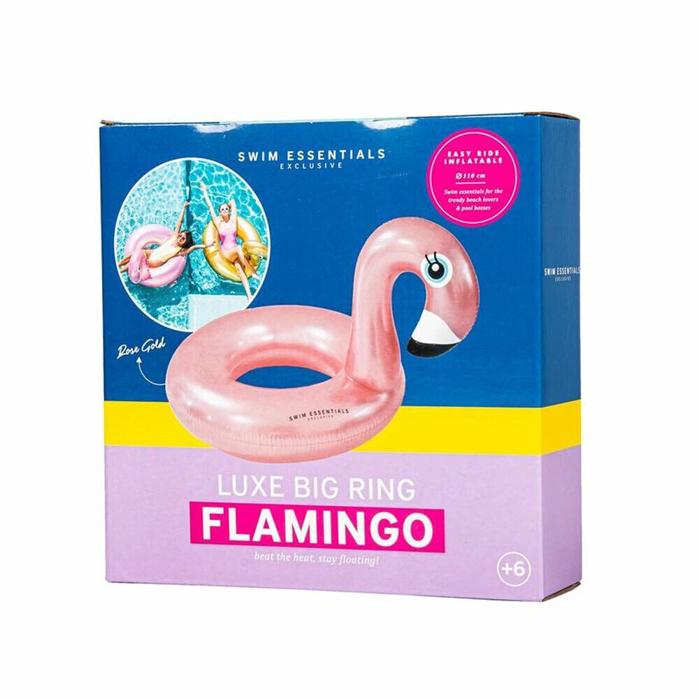 Pripučiami plaustai baseinui Swim Essentials Flamingo kaina ir informacija | Pripučiamos ir paplūdimio prekės | pigu.lt